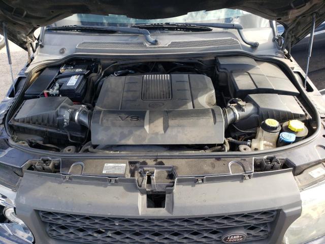 SALSF2D45BA709173 - 2011 LAND ROVER RANGE ROVE BLUE photo 7