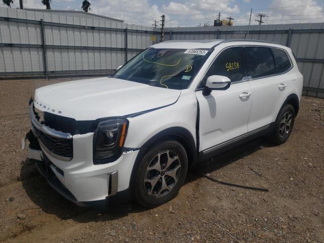 5XYP3DHC0LG050939 - 2020 KIA TELLURIDE WHITE photo 2