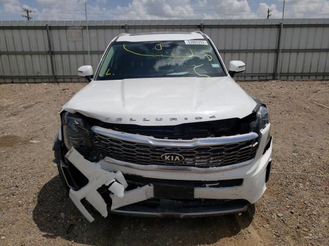 5XYP3DHC0LG050939 - 2020 KIA TELLURIDE WHITE photo 9