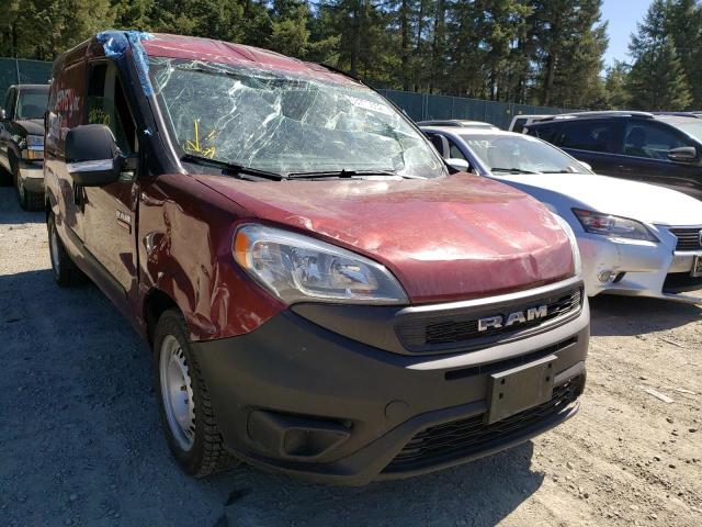 ZFBHRFABXK6M14451 - 2019 RAM PROMASTER BURGUNDY photo 1