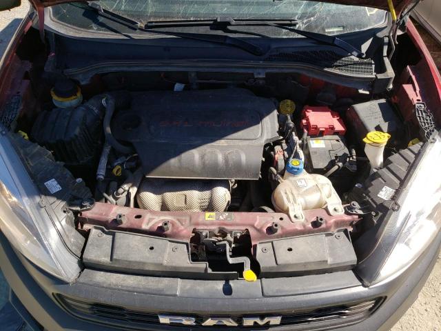 ZFBHRFABXK6M14451 - 2019 RAM PROMASTER BURGUNDY photo 7