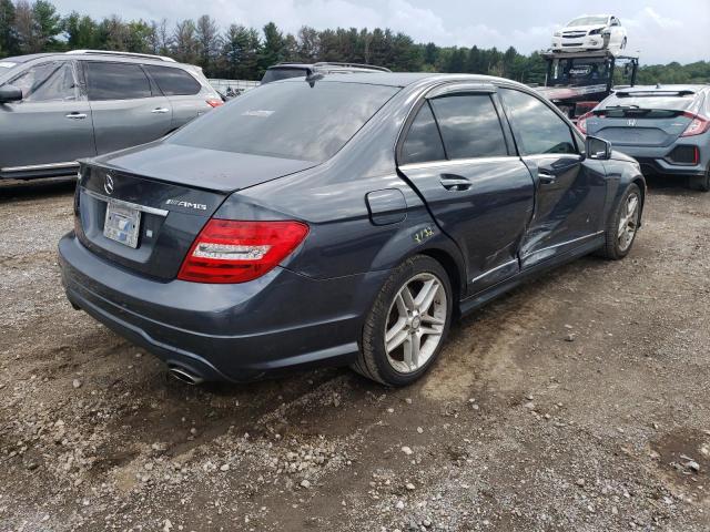 WDDGF5HB8DG107963 - 2013 MERCEDES-BENZ C 350 GRAY photo 4