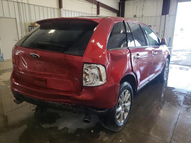 2FMDK4JC7BBA42982 - 2011 FORD EDGE RED photo 4