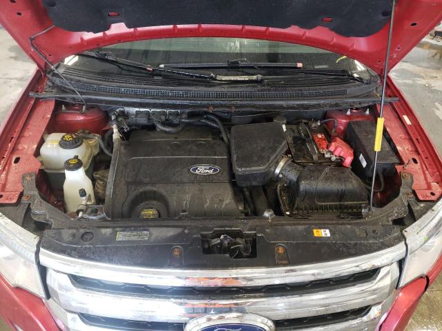 2FMDK4JC7BBA42982 - 2011 FORD EDGE RED photo 7