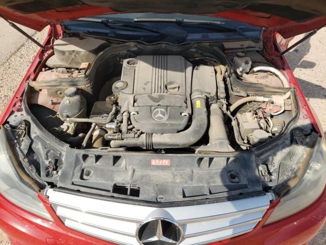 WDDGF4HB2CR232986 - 2012 MERCEDES-BENZ C 250 RED photo 7