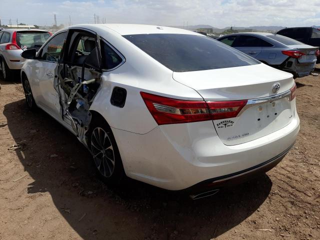 4T1BK1EB4GU225409 - 2016 TOYOTA AVALON XLE WHITE photo 3