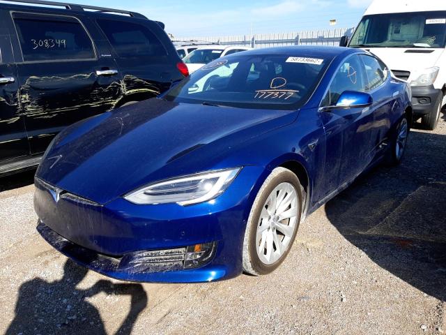 5YJSA1E26GF177377 - 2016 TESLA MODEL S Mavi foto 2