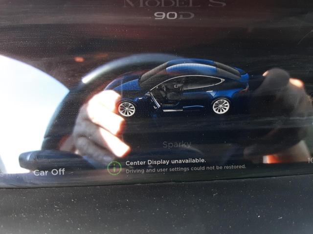 5YJSA1E26GF177377 - 2016 TESLA MODEL S BLUE photo 8