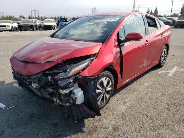 JTDKARFP5H3065158 - 2017 TOYOTA PRIUS PRIM 红色 照片 2