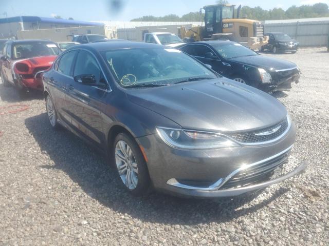 1C3CCCAB3FN683284 - 2015 CHRYSLER 200 LIMITE GRAY photo 1