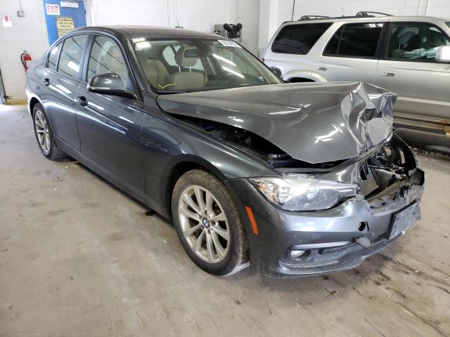 WBA8E5G51HNU22258 - 2017 BMW 320 XI GRAY photo 1