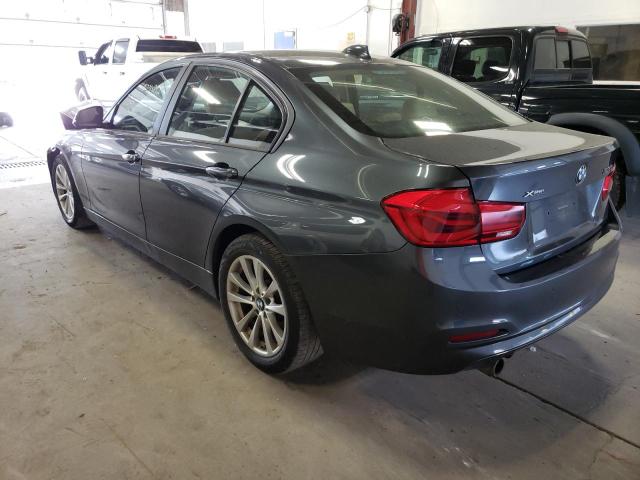 WBA8E5G51HNU22258 - 2017 BMW 320 XI GRAY photo 3