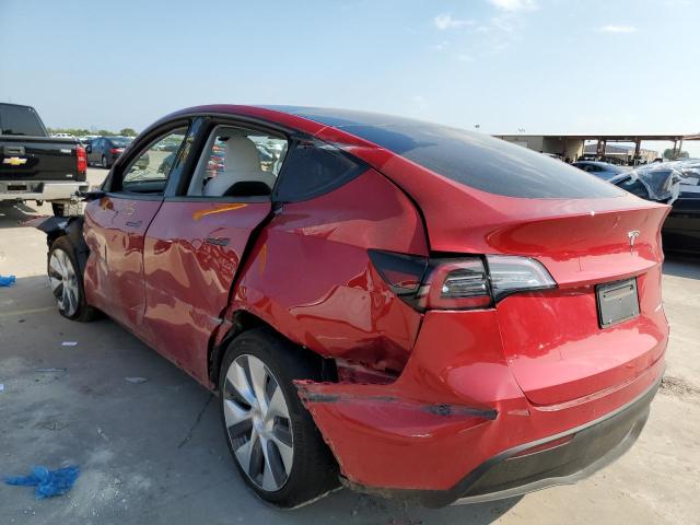 5YJYGDEE8LF009268 - 2020 TESLA MODEL Y RED photo 3