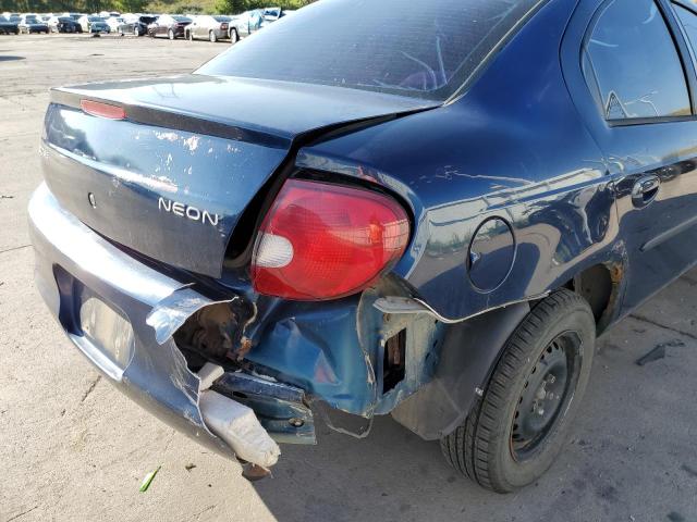 1B3ES46C5YD864699 - 2000 DODGE NEON BASE BLUE photo 9