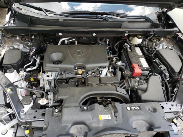 2T3A1RFV6LW137128 - 2020 TOYOTA RAV4 XLE P GRAY photo 7