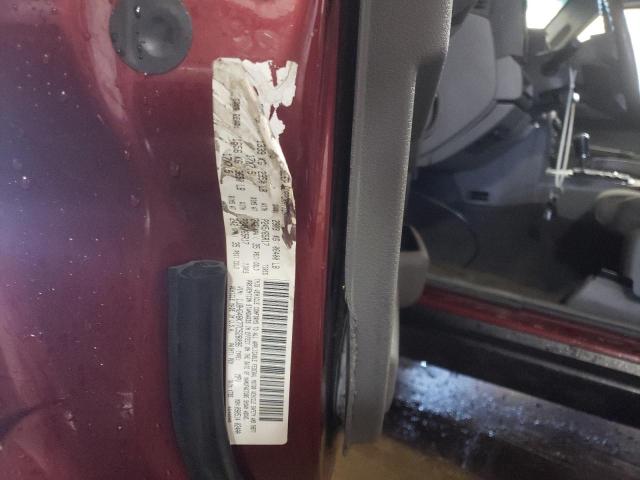 1J8HG48K77C528096 - 2007 JEEP COMMANDER BURGUNDY photo 10