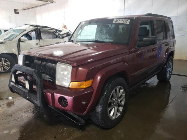 1J8HG48K77C528096 - 2007 JEEP COMMANDER BURGUNDY photo 2