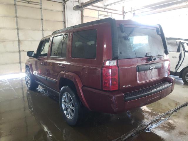 1J8HG48K77C528096 - 2007 JEEP COMMANDER BURGUNDY photo 3
