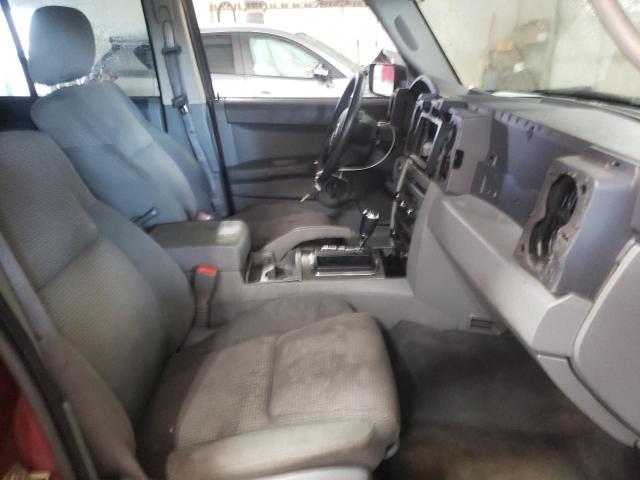 1J8HG48K77C528096 - 2007 JEEP COMMANDER BURGUNDY photo 5