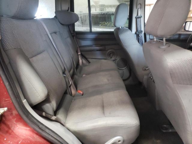 1J8HG48K77C528096 - 2007 JEEP COMMANDER BURGUNDY photo 6
