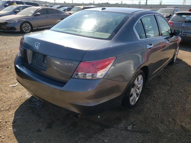 1HGCP3F89AA010322 - 2010 HONDA ACCORD EXL GRAY photo 4