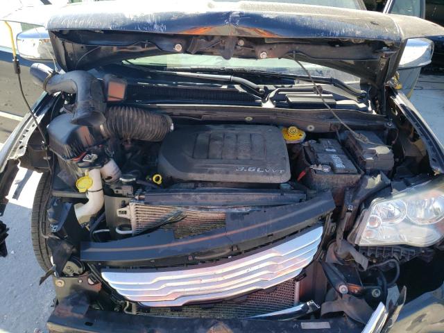 2C4RC1CG3ER284928 - 2014 CHRYSLER TOWN & COU BLACK photo 7