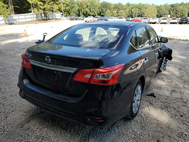 3N1AB7AP5KY373744 - 2019 NISSAN SENTRA S BLACK photo 4