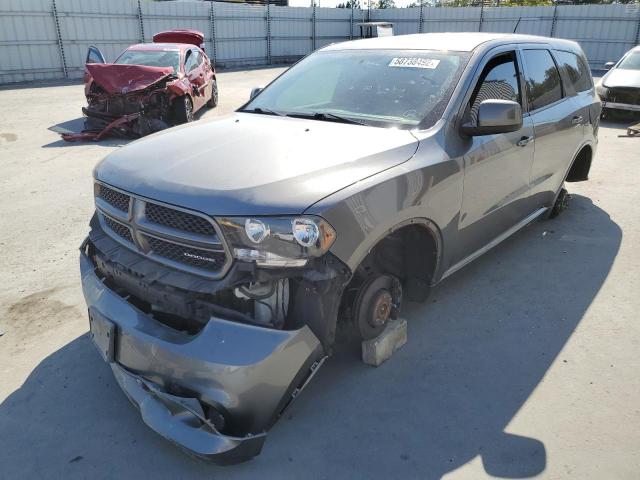 1D4RE3GG4BC699635 - 2011 DODGE DURANGO HE GRAY photo 2