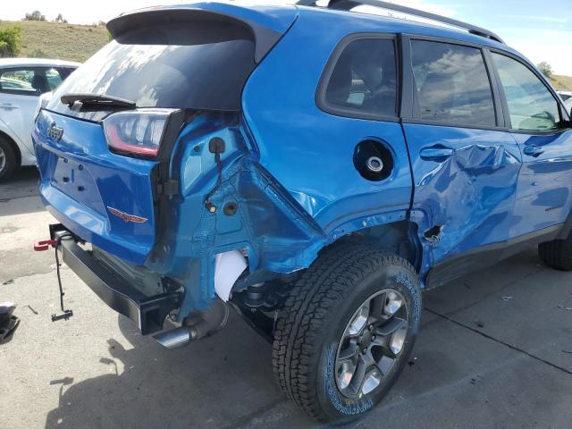 1C4PJMBX5KD104072 - 2019 JEEP CHEROKEE T BLUE photo 9