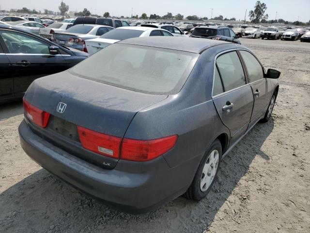 1HGCM56405A117928 - 2005 HONDA ACCORD LX CHARCOAL photo 4