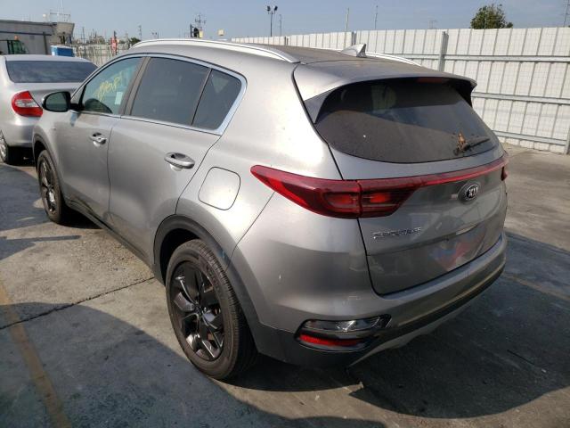 KNDP6CACXL7727178 - 2020 KIA SPORTAGE S GRAY photo 3