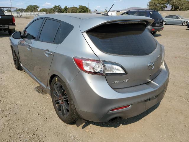 JM1BL1L39C1556141 - 2012 MAZDA SPEED 3 GRAY photo 3