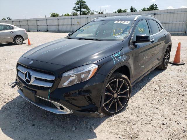 WDCTG4EBXHJ334501 - 2017 MERCEDES-BENZ GLA 250 BLACK photo 2