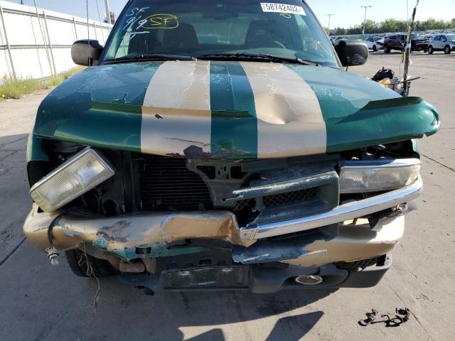 1GCCS19X5X8146533 - 1999 CHEVROLET S TRUCK S1 GREEN photo 9