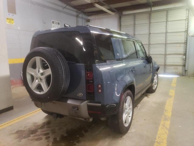 SALE37RU0N2062398 - 2022 LAND ROVER DEFENDER 1 BLUE photo 4