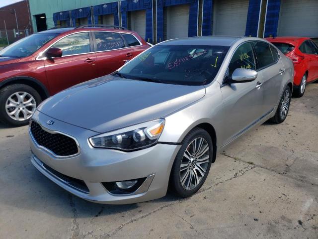 KNALN4D79E5167459 - 2014 KIA CADENZA PR SILVER photo 2