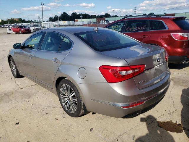 KNALN4D79E5167459 - 2014 KIA CADENZA PR SILVER photo 3