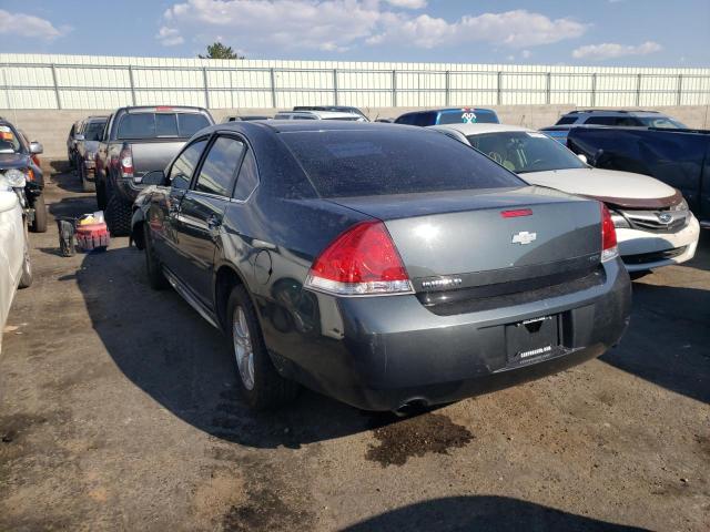 2G1WA5E35E1160905 - 2014 CHEVROLET IMPALA LIM GRAY photo 3