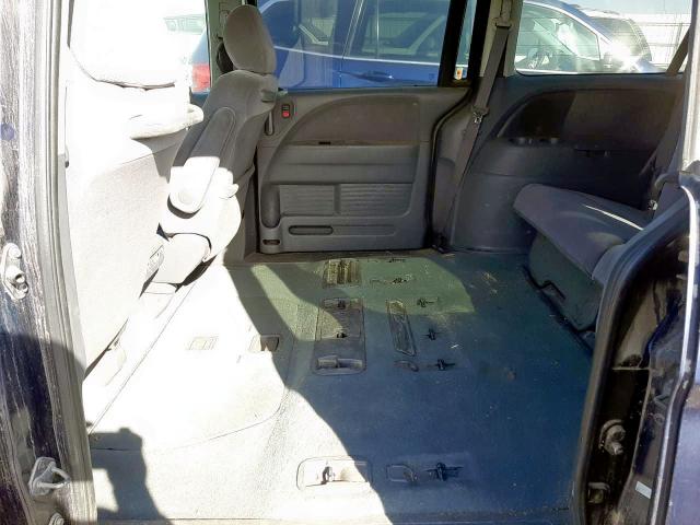 5FNRL382X6B129699 - 2006 HONDA ODYSSEY LX BLUE photo 6