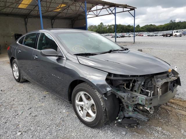 1G1ZB5ST1HF276386 - 2017 CHEVROLET MALIBU LS GRAY photo 1