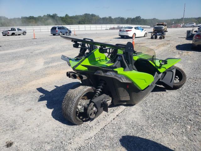 57XAAPFA5K8131222 - 2019 POLARIS SLINGSHOT GREEN photo 4