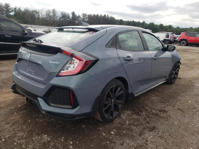 SHHFK7H45KU419243 - 2019 HONDA CIVIC SPOR BLUE photo 4