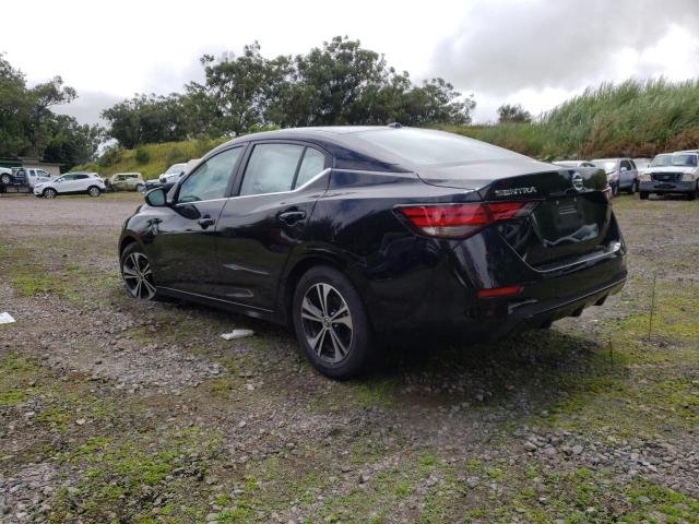 3N1AB8CV7NY256382 - 2022 NISSAN SENTRA SV BLACK photo 3