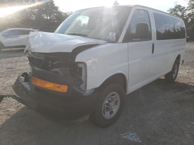 1GAWGEFPXN1139179 - 2022 CHEVROLET EXPRESS G2 WHITE photo 2