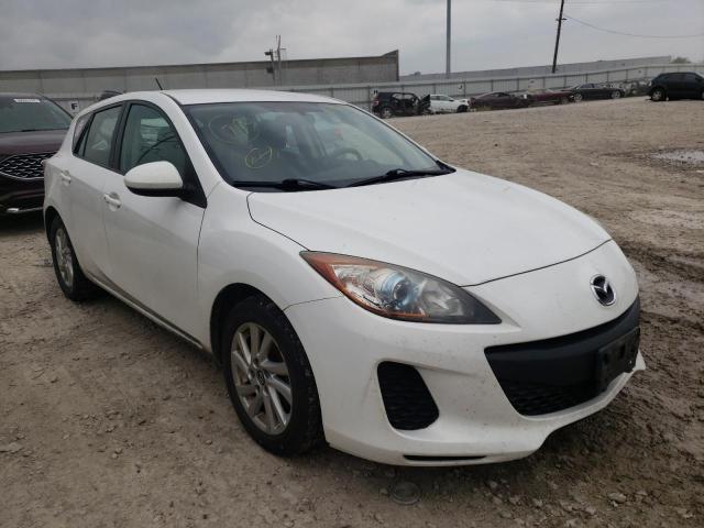 JM1BL1LP5D1833985 - 2013 MAZDA 3 I WHITE photo 1