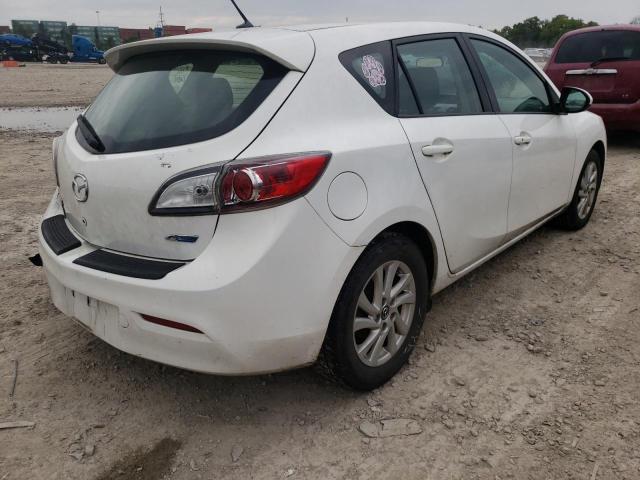 JM1BL1LP5D1833985 - 2013 MAZDA 3 I WHITE photo 4