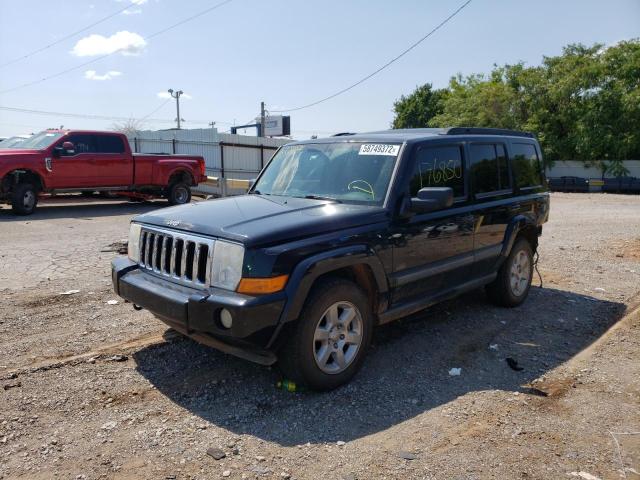 1J8HG48K37C663804 - 2007 JEEP COMMANDER შავი ფოტო 2