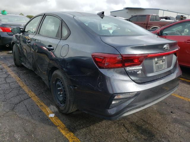 3KPF24AD0KE132862 - 2019 KIA FORTE FE CHARCOAL photo 3