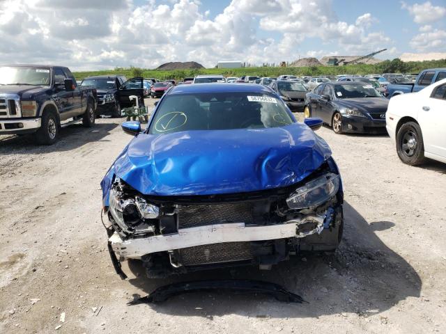 2HGFC2F81KH602335 - 2019 HONDA CIVIC SPOR BLUE photo 9