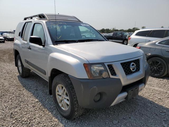 5N1AN0NW8EN803499 - 2014 NISSAN XTERRA X SILVER photo 1